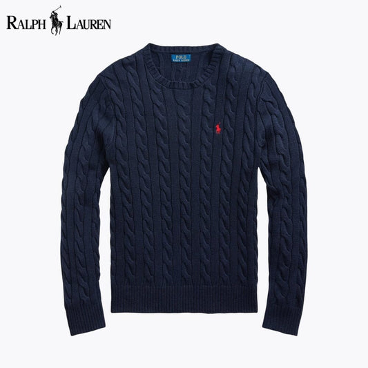Chelsea Cable-Knit Cotton Jumper
