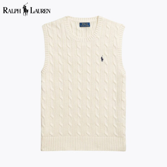 Chelsea Cable-Knit Cotton Sweater Vest