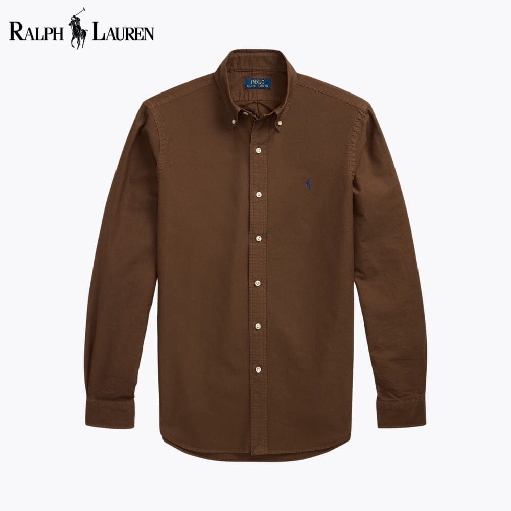 RL Slim Fit Garment-Dyed Oxford Shirt